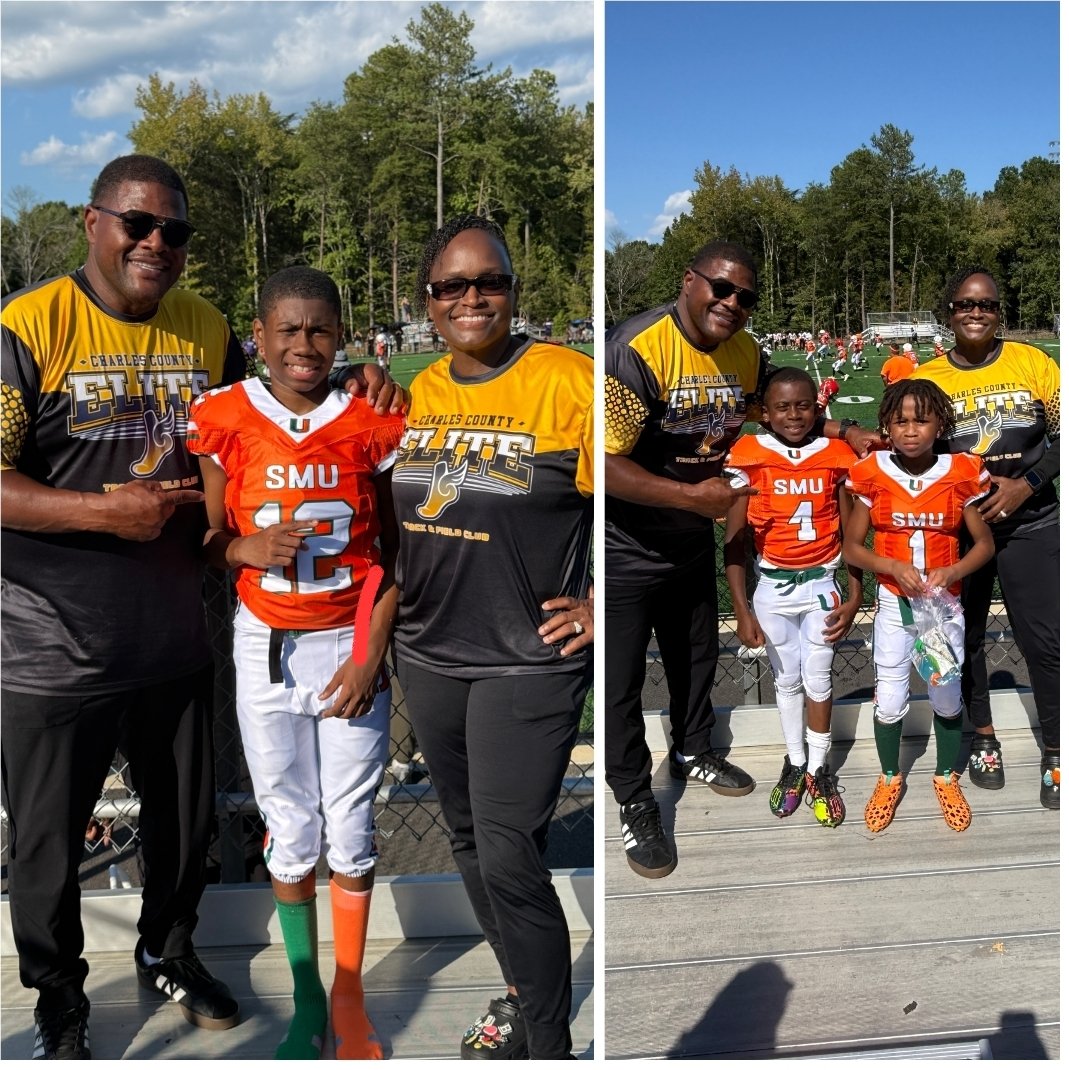 Another great day of youth football yesterday!! Our babies are AWESOME!!💪🏾
#WeSupportOurs😍
#ScholarAthletes📚🏈
#CharlesCountyEliteProducts💙💛