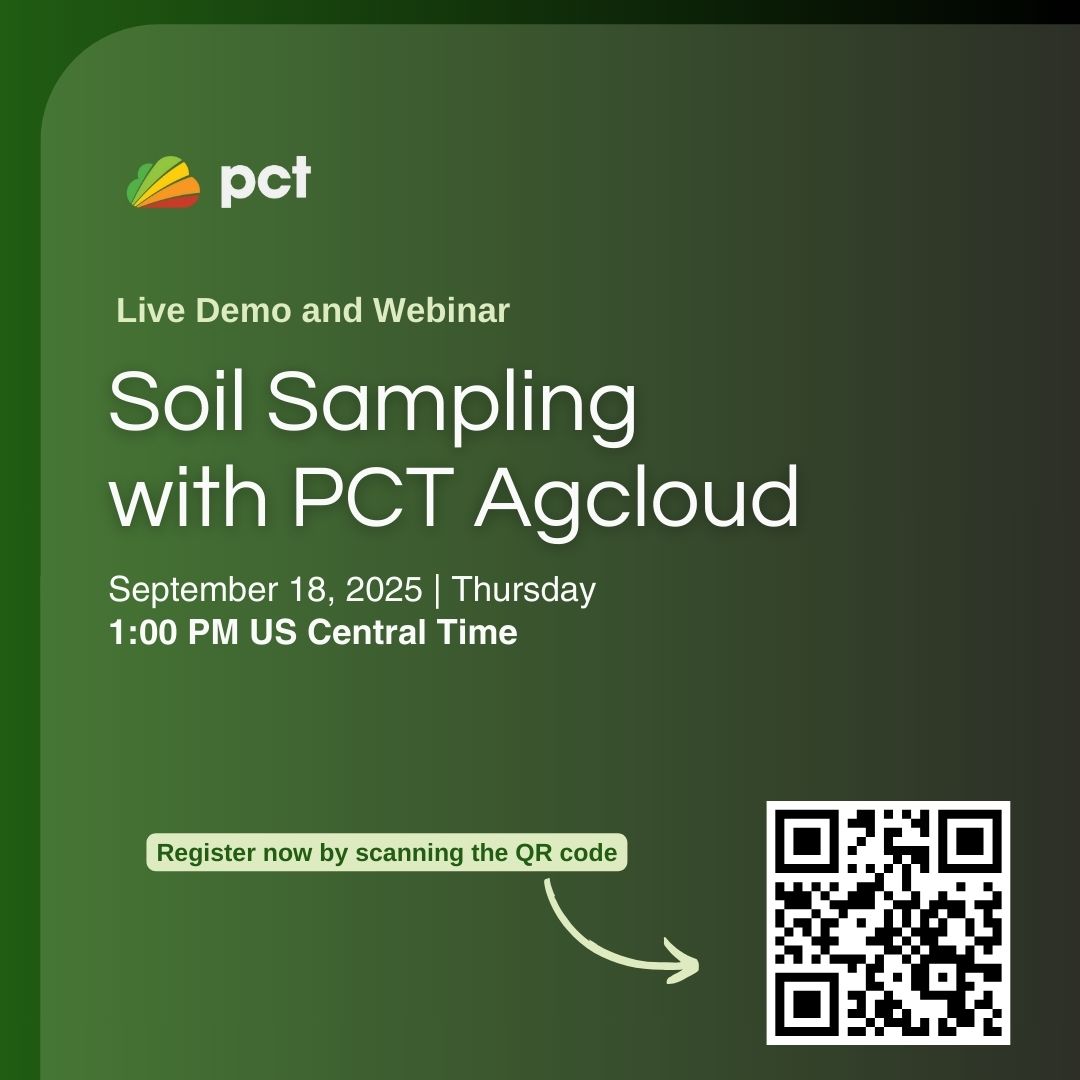 📒 Join our FREE webinar to learn how to minimize errors and setbacks within the soil sampling process, and ensure that your soil sampling experience is a breeze.

To register: bit.ly/47D59HQ  or scan the QR code in the image below.