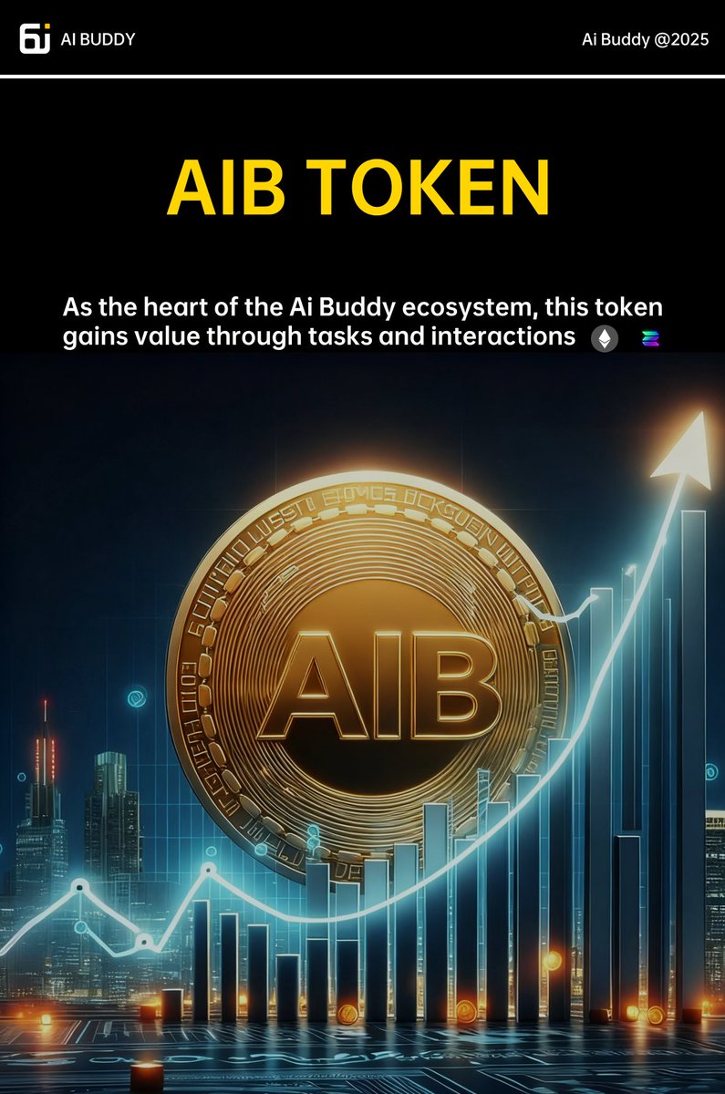 AiBuddy_AIB's tweet photo. Spotlight the unique allure of AIB TOKEN! As the heart of the Ai Buddy ecosystem, this token gains value through tasks and interactions, giving you control over your digital assets. Showcase your holdings, join limited-time events to earn more, and help shape its value with the community! Let AIB TOKEN symbolize your wealth and dreams! #AiBuddy #AIBTOKEN