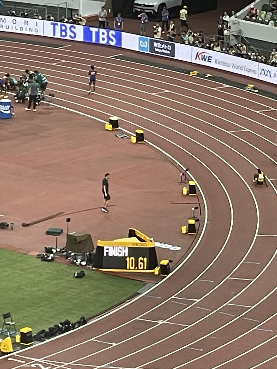 tomozo0606's tweet photo. 9/14 #世界陸上東京2025 
day2イブニングセッション
蒸し暑かったですが、男子400m #日本新記録 等の日本選手の活躍や、#100m 男女決勝も生観戦できて、一生の思い出となりました。あと一回臨場予定。 #コウペンちゃん https://t.co/QCY5tL0sDJ