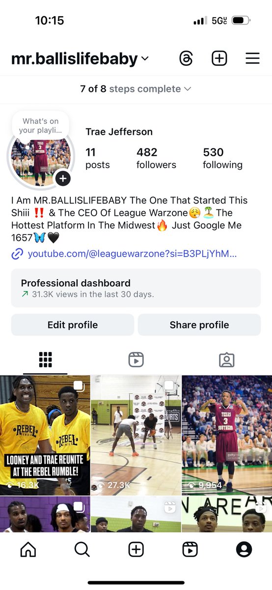 Follow Me On IG 😎