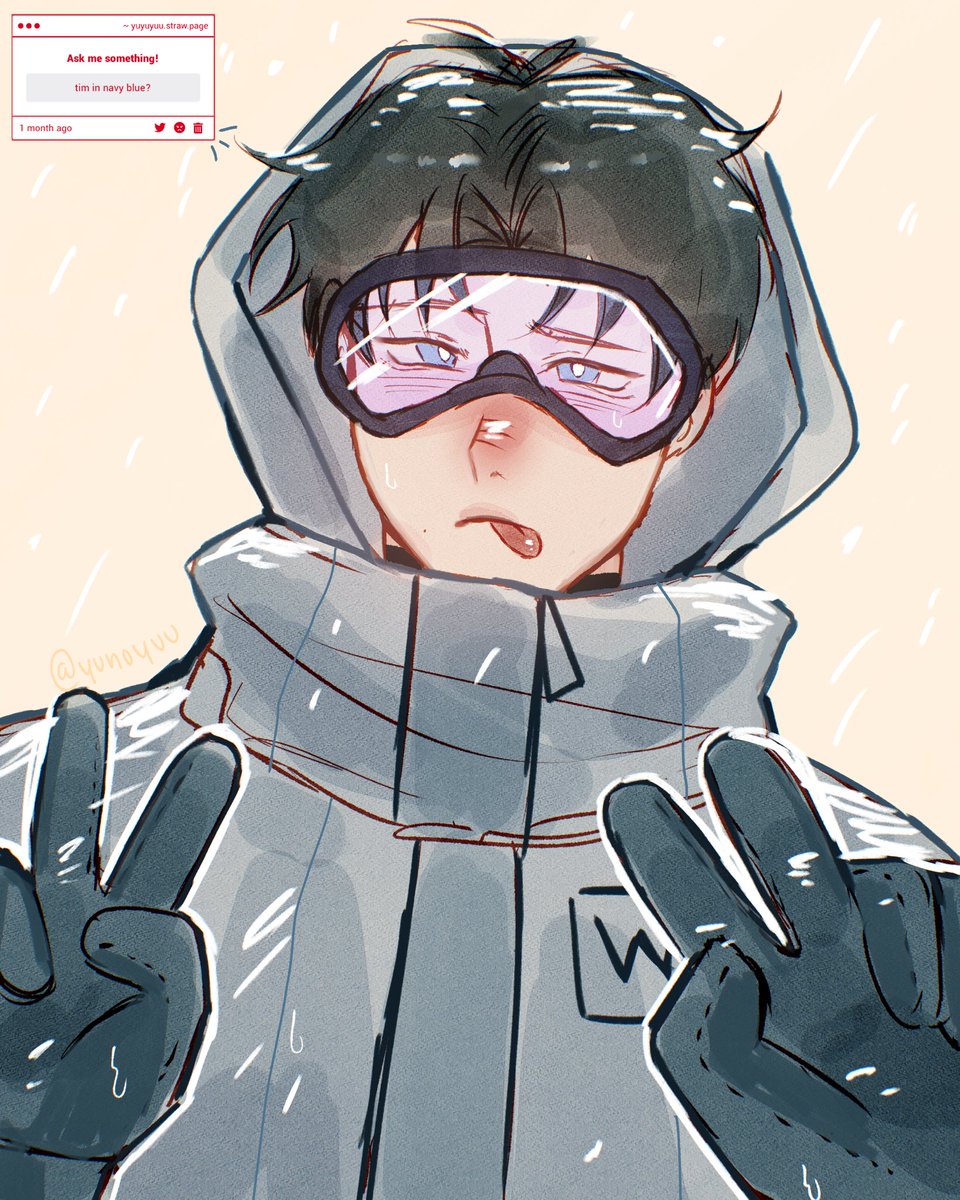 He snowboards #TimDrake