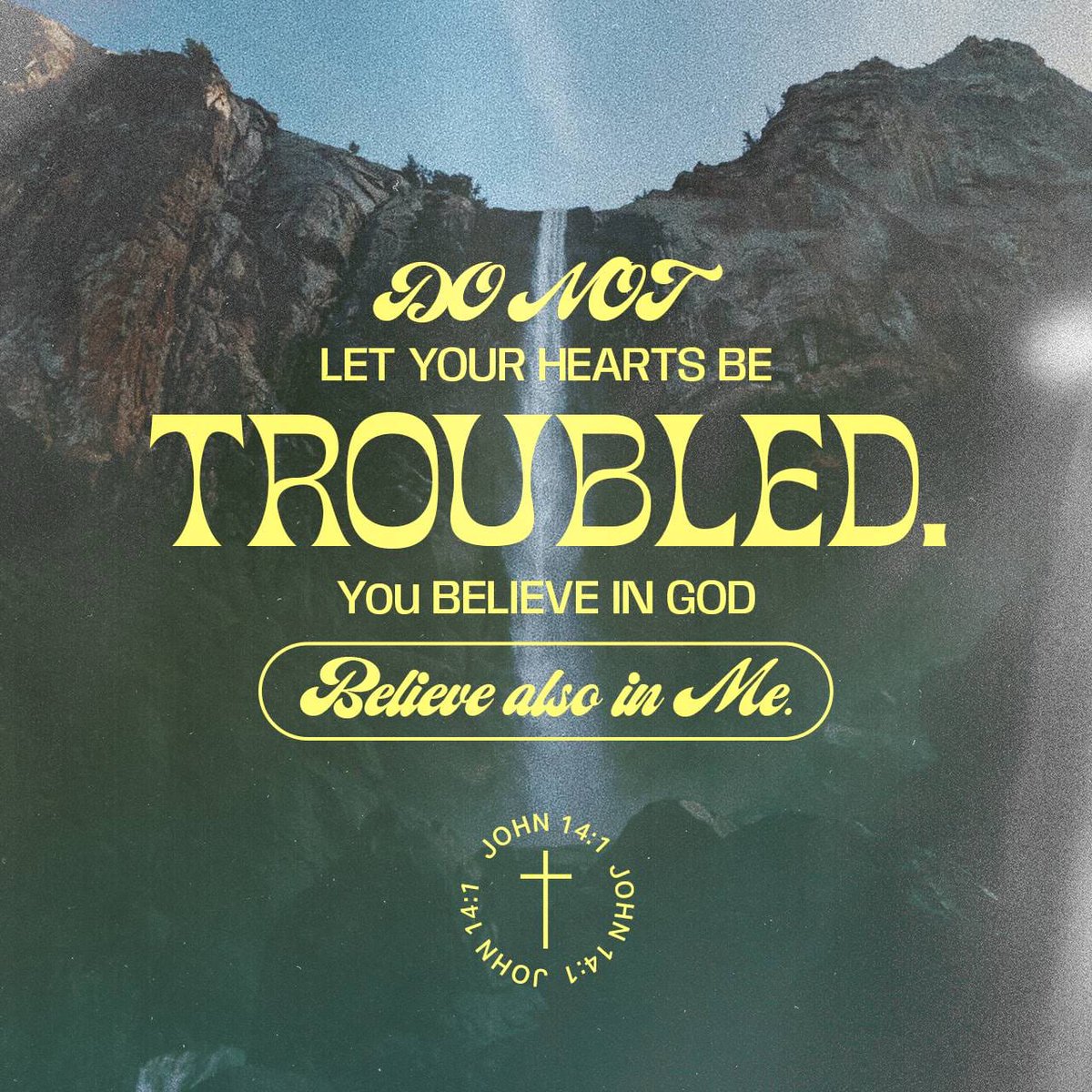 “Don’t let your hearts be troubled. Trust in God, and trust also in me.”
John 14:1 NLT
bible.com/bible/116/jhn.…