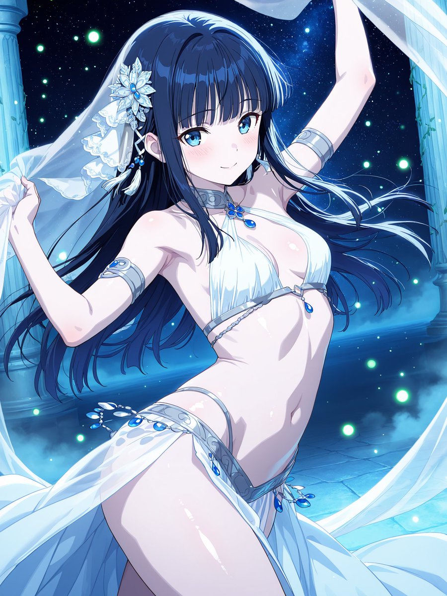 sakusaku2359's tweet image. 魔法科高校の劣等生/司波深雪

踊り子風
#AIイラスト