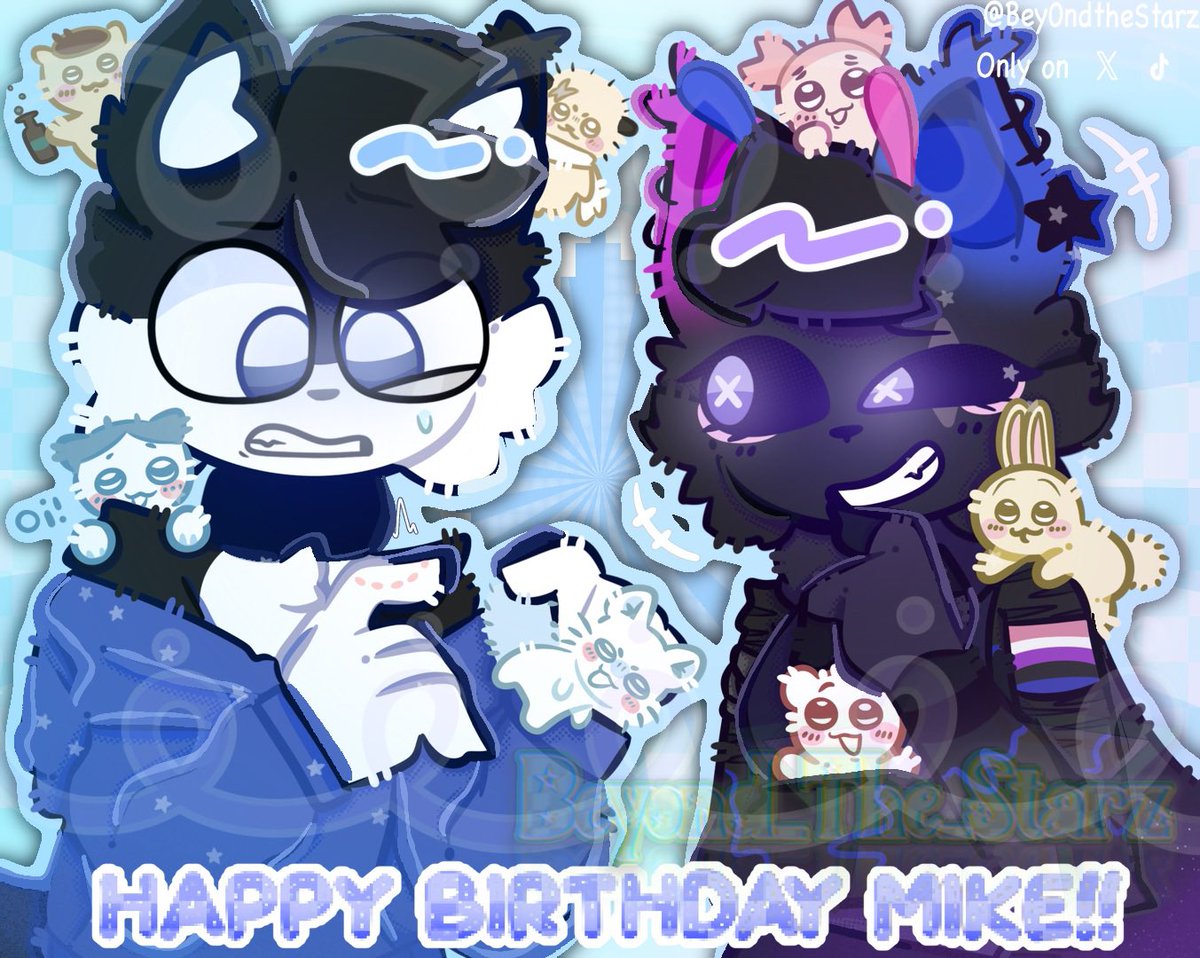 MY BESTFRIEND <a href="/xMike_herex/">Mike🍉</a> BIRTHDAY!!! YAYAYAYA LOVE YA TWIN!!!  9/15 <3 

#Art #chiikawa