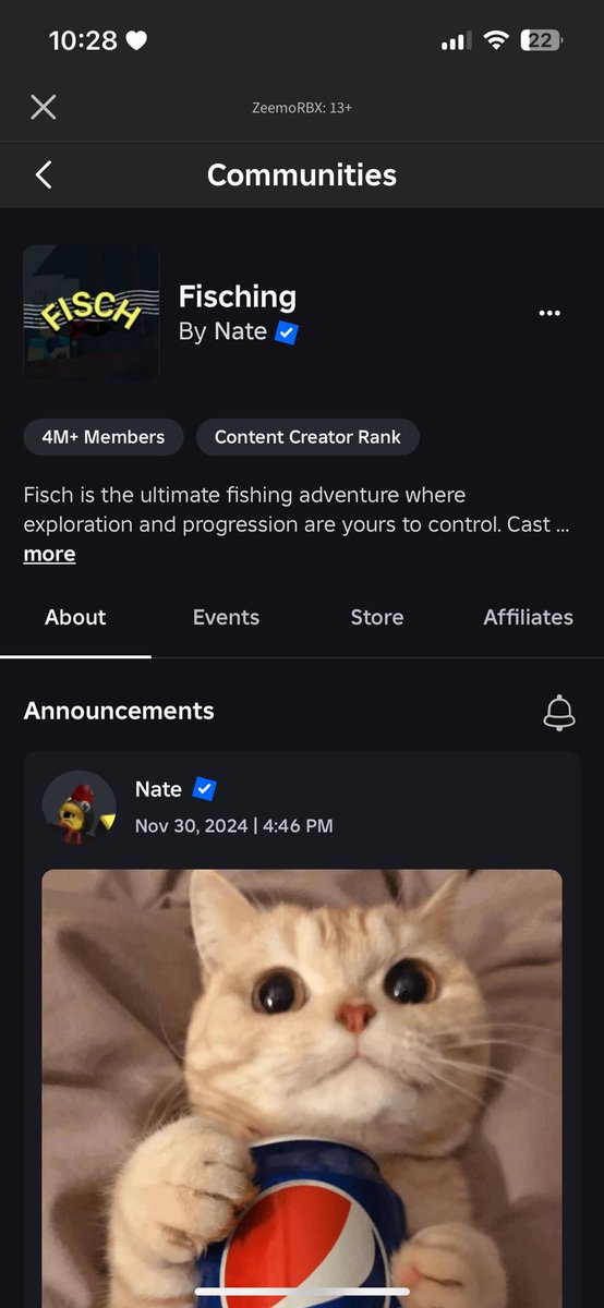 ZeemoRBX's tweet image. Lowkey having mad success with @Roblox ⭐️Now it’s time to grind to get #RobloxVerified