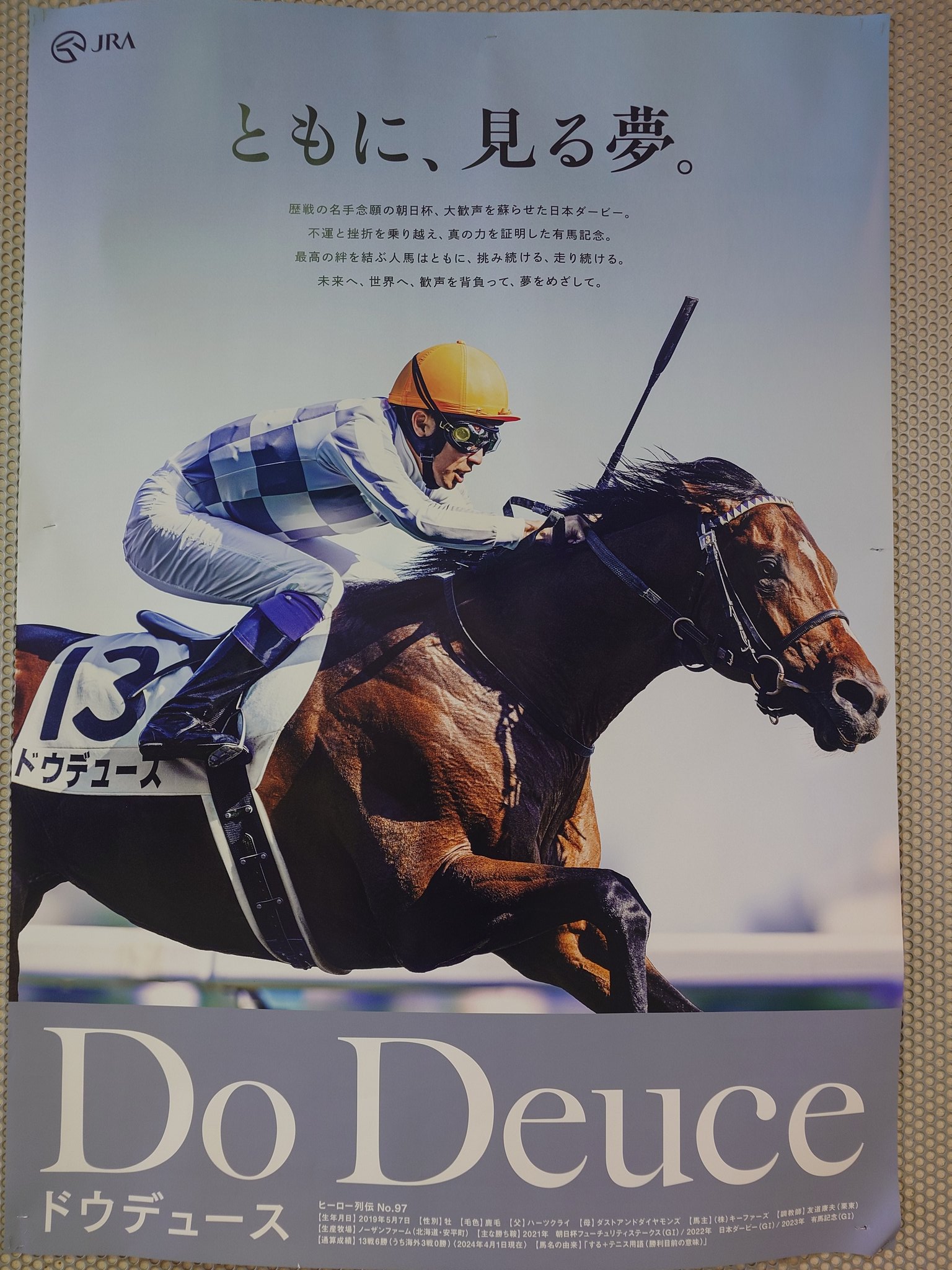 競馬　リバティアイランド　ポスター 競馬 ポスター リバティアイランド Yahoo!オークション - JRA 第