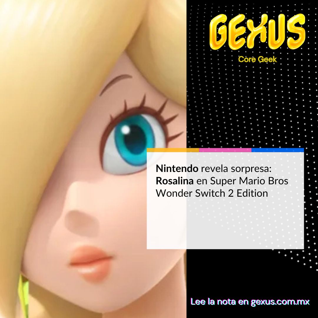 SomosGexus's tweet photo. Rosalina podría regresar como personaje jugable en Super Mario Bros. Wonder: Switch 2 Edition 🌟🎮. Nintendo dejó pistas en su nuevo tráiler 👀.

👉 Lee la nota completa aquí https://t.co/Ph6ZkrqJ8e

#Rosalina #SuperMarioBros #MarioWonder #NintendoSwitch2 #Nintendo2026 https://t.co/PGfQ7WTdGt