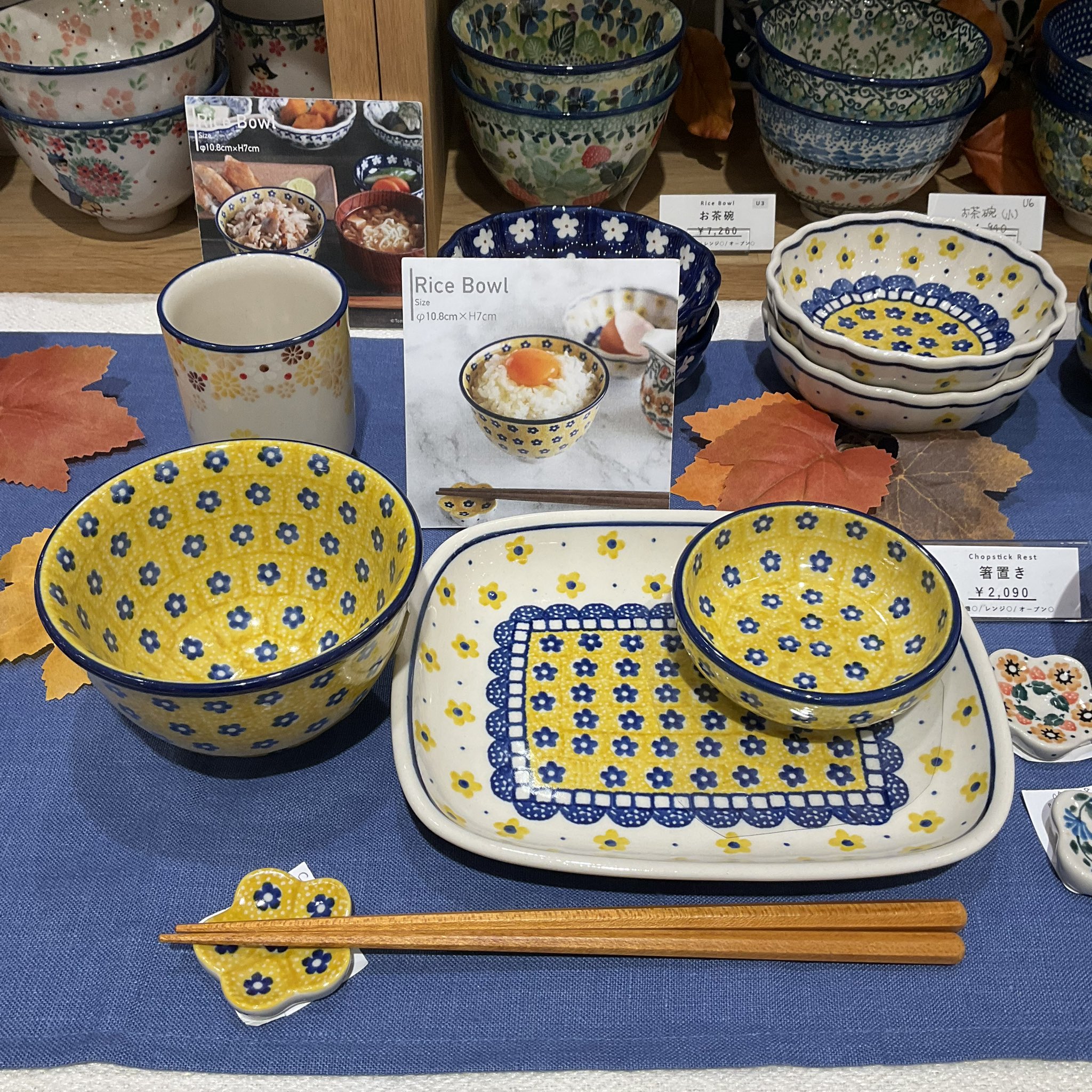ポーランド食器　ツェラミカ茶碗2個 ポーランド食器 茶碗 2個セット ポーランド食器 ツェラミカ茶碗2