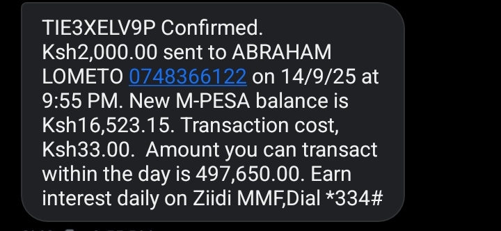 Hey <a href="/SafaricomPLC/">Safaricom PLC</a>  <a href="/Safaricom_Care/">Safaricom Care</a> I lost my money yesterday by sending to a wrong number, forwaded the message to 456 but you can't help me get my money back. You told me to follow up with recipient but he declined to reverse my money.Kindly help me the my money back.