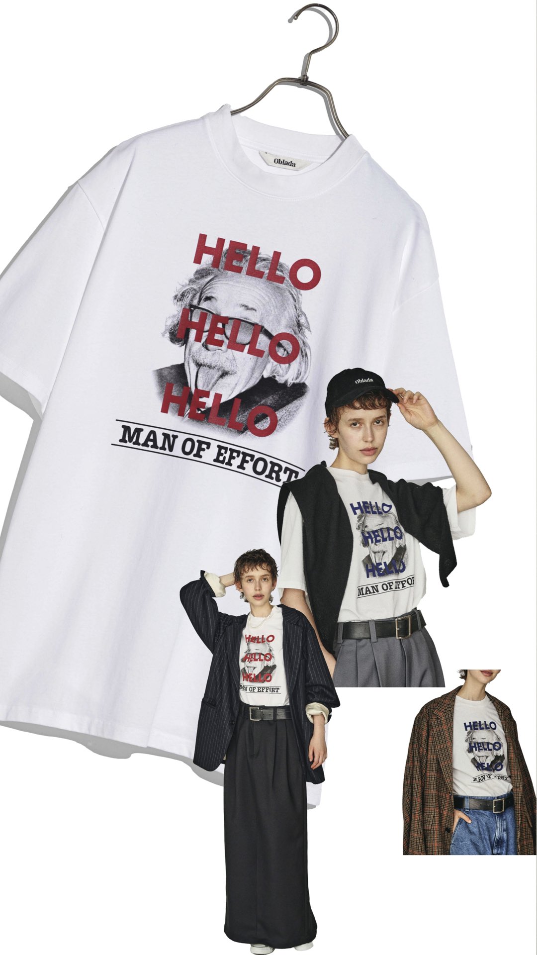 cluel oblada 別注 HELLO Tシャツ クルーエル cluel oblada 別注 HELLO Tシャツ クルーエル