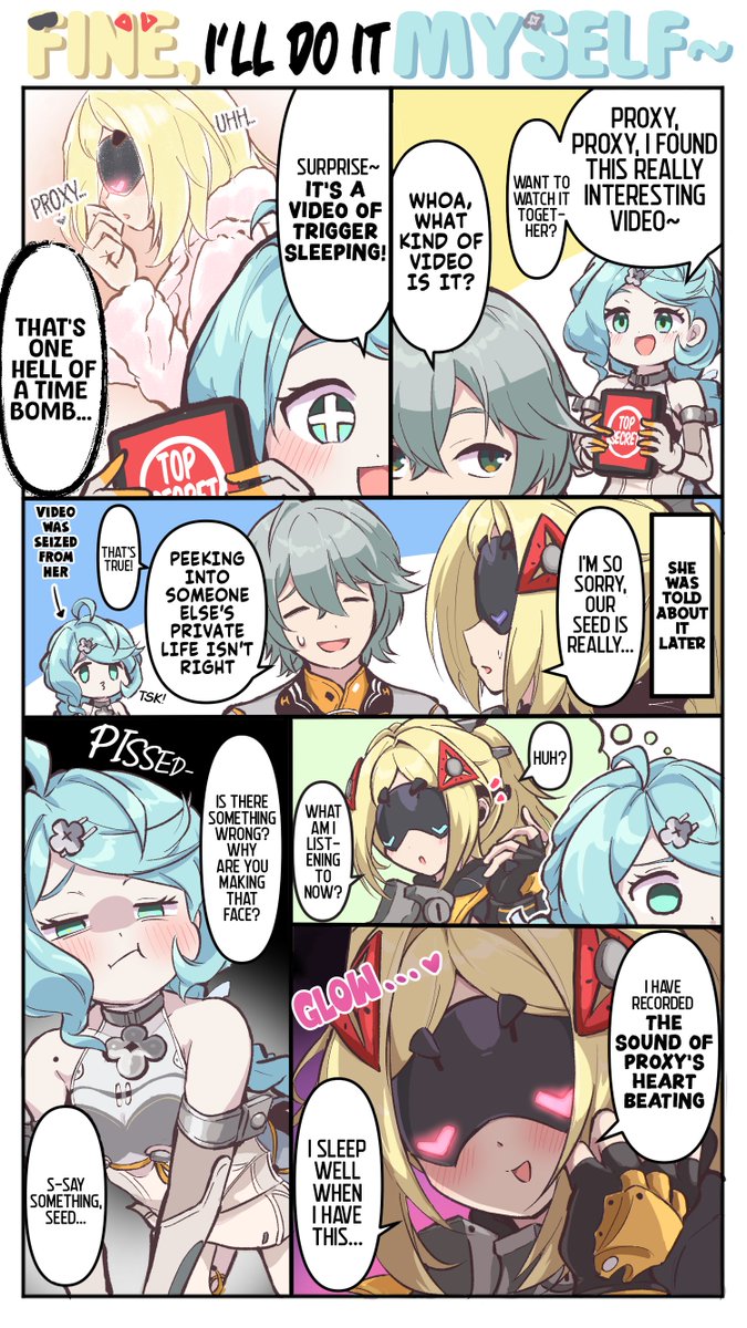 Seed doing silent protest 
Typeset &amp; translation into English version by me