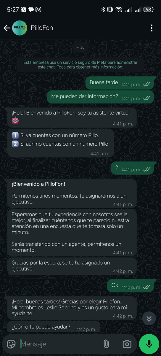 ArroyoS86's tweet photo. @LuisitoComunica Hola cómo estás, yo sé que no es relevante mi comentario, pero quise adquirir tu línea, me respondieron por WhatsApp, pero ya llevo varios mensajes y nadie responde. Me atendió Leslie Bobrino, la ejecutivo. No me quedés más con tu línea de pillofon, por favor. https://t.co/48qeXgBLR9