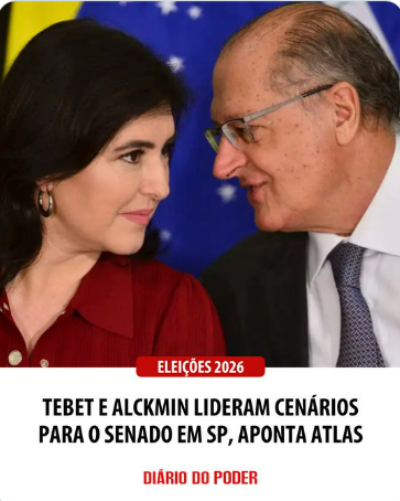 VERDADE que a Tebet e Alckmin lideram cenário para SENADORES EM SÃO PAULO, 2026 ? 

Você apoiaria?