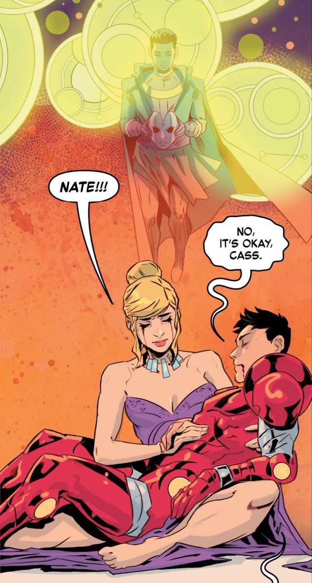 hey I just realized Cassie’smakeup running down her face is like Nate’s mask’s eye markings
