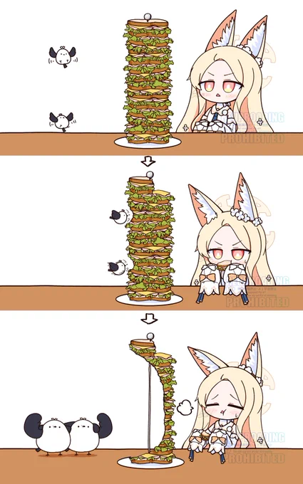 vsサンドイッチタワー 