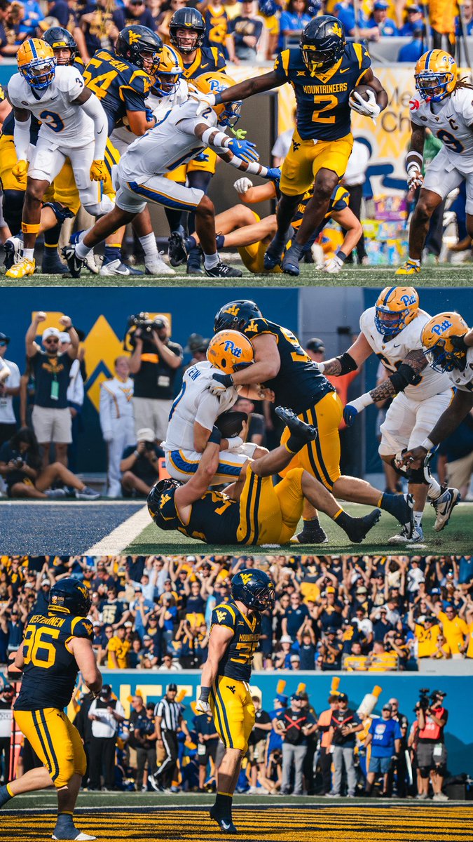 WVUfootball's tweet image. Victory Frames 📸