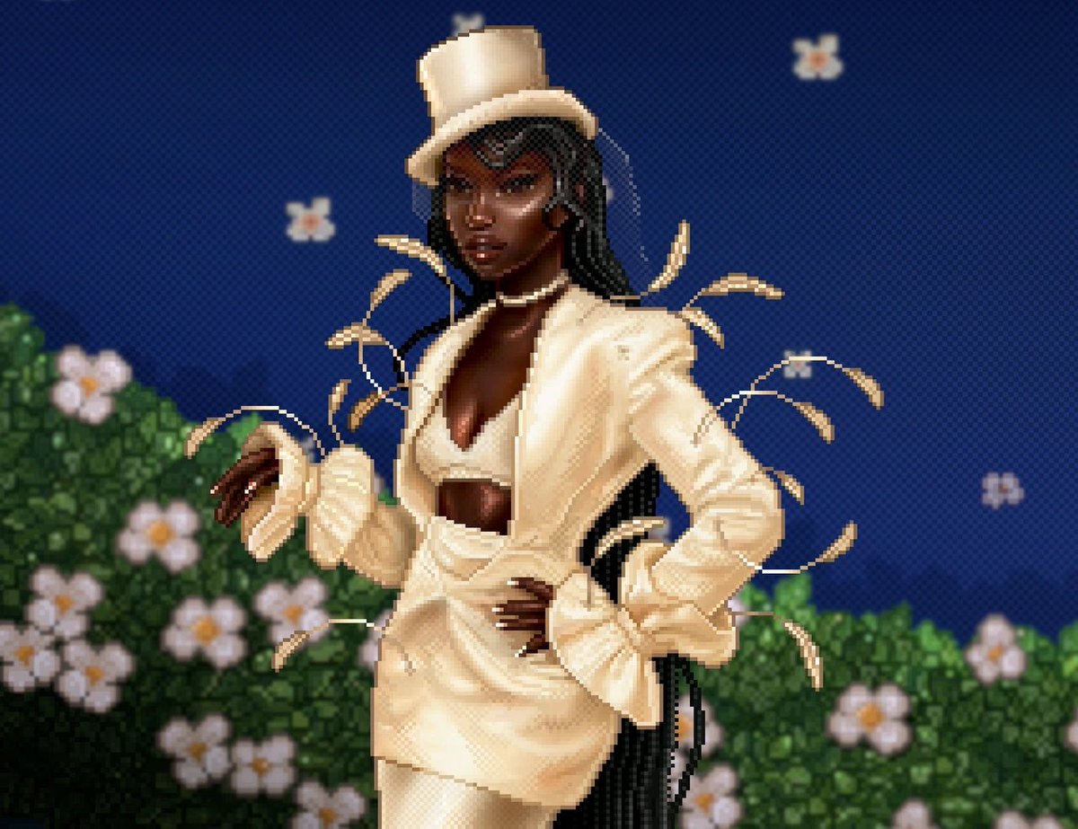 Between art and fashion, I chose to be both.✨🎩 #MetGalaVogue