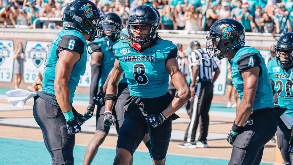 Brandon Dunn (@bdunnsports) on Twitter photo Interesting stat:
Coastal Carolina WR <a href="/JamesonTucker4/">Jameson Tucker</a> has 3 receptions for 15 yrds through 3 game.
3 looks for a former team captain who started 13 games last season?
Accounted for nearly 600 yards, 6 touchdowns in 24’.
Did I mention he was tabbed preseason All Interesting stat:
Coastal Carolina WR <a href="/JamesonTucker4/">Jameson Tucker</a> has 3 receptions for 15 yrds through 3 game.
3 looks for a former team captain who started 13 games last season?
Accounted for nearly 600 yards, 6 touchdowns in 24’.
Did I mention he was tabbed preseason All