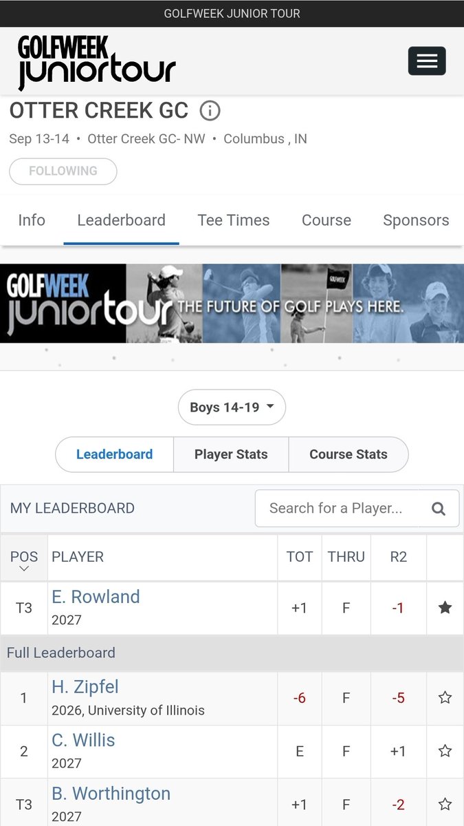 Eli Rowland with another top 5 finish this weekend!