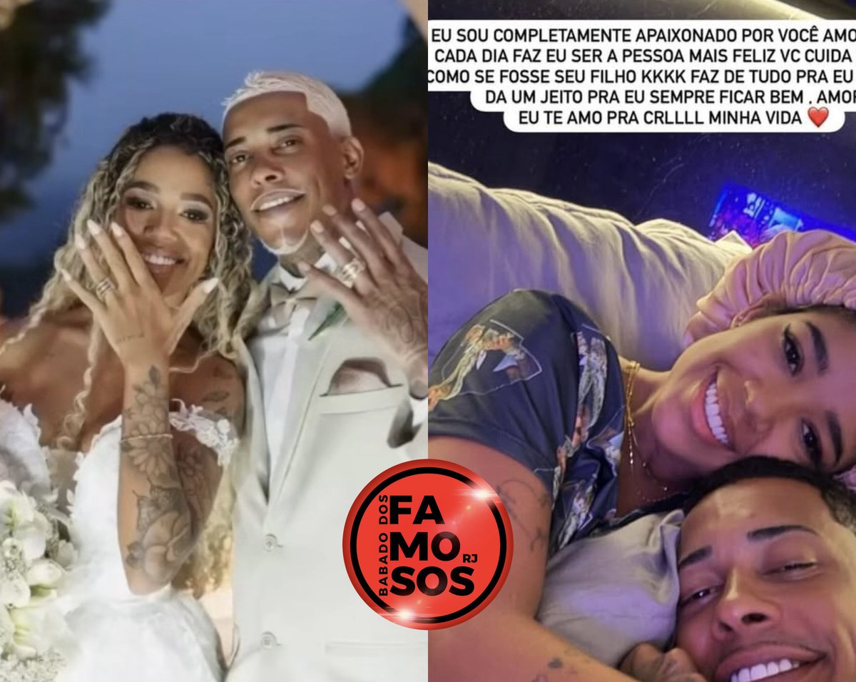 babadofamososrj's tweet image. MC Poze se declara para Vivianne Noronha: "Você, a cada dia, me faz a pessoa mais feliz. Você cuida de mim como se eu fosse seu filho."