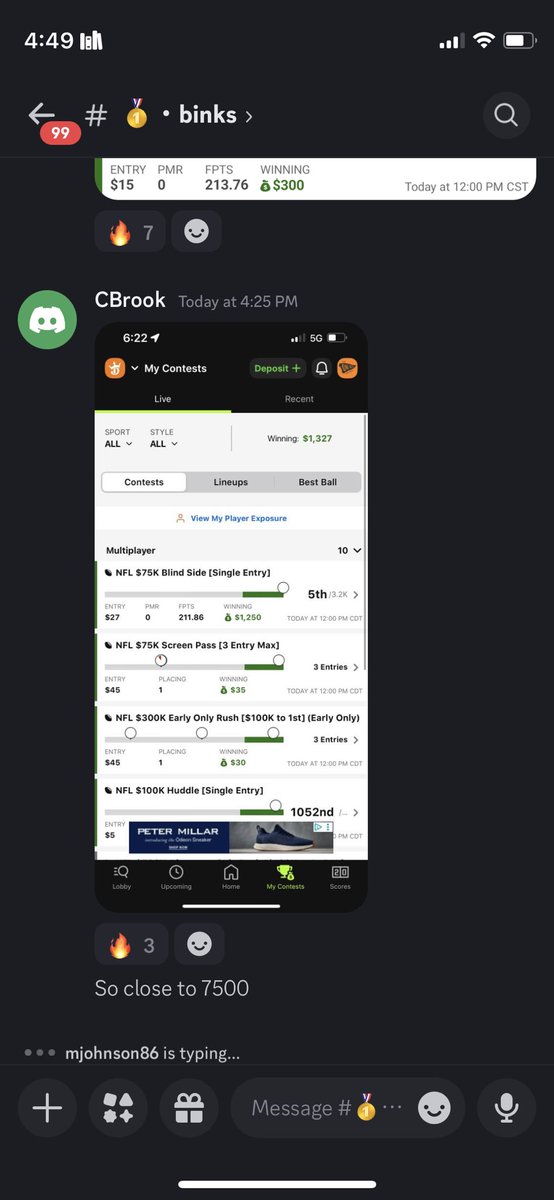 JMToWin's tweet image. Before I go on airplane mode for my little 5-hour “weekend”…

I wanted to shout out a few of the early posts from the OWS Fam.

Also, shoutout to JDAtlas for peppering the top of the leaderboards in The Slant.

19 of the top 90 rosters in The Slant were OWS pennants, from 5…