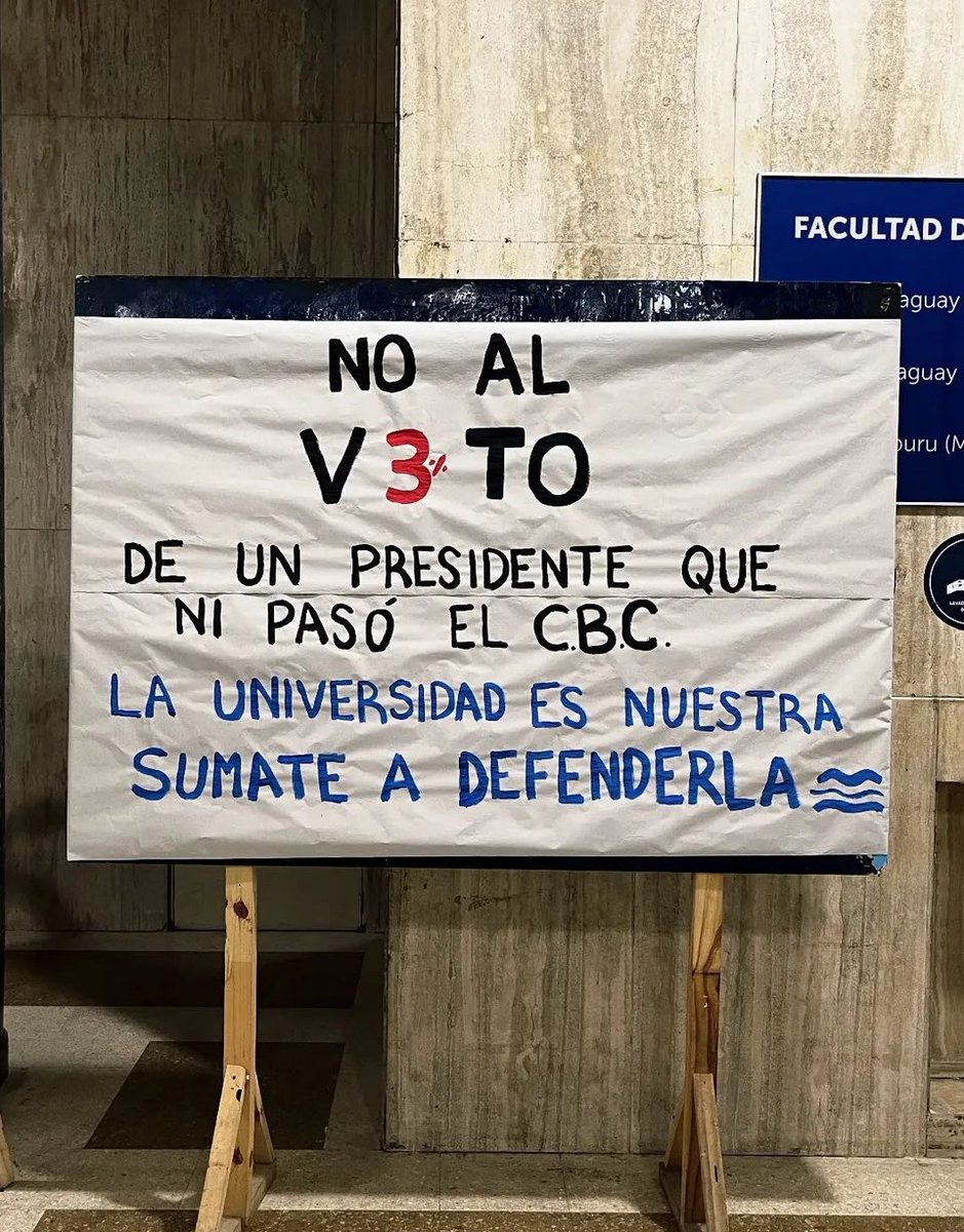 Facundo Fernández Pastor (@facufp) on Twitter photo Che <a href="/JMilei/">Javier Milei</a>, antes de meterte con la universidad pública, volvé al CBC y aprobalo. Si podés. Che <a href="/JMilei/">Javier Milei</a>, antes de meterte con la universidad pública, volvé al CBC y aprobalo. Si podés.