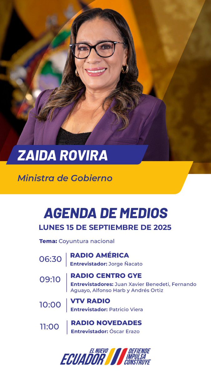 EN MEDIOS 🔴
#ElNuevoEcuador