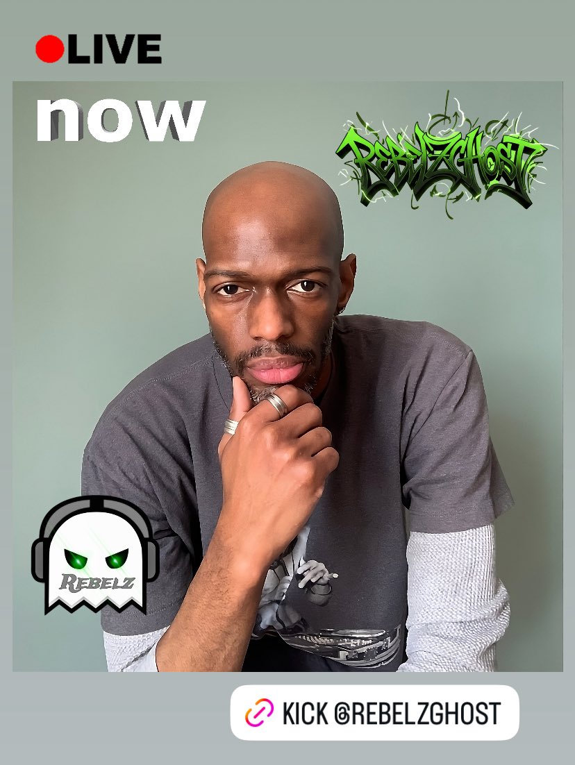 Come vibe with the Tribe! We’re LIVE on <a href="/KickStreaming/">Kick</a> - kick.com/rebelzghost <a href="/KickCommunity/">Kick Community</a> #OLN
