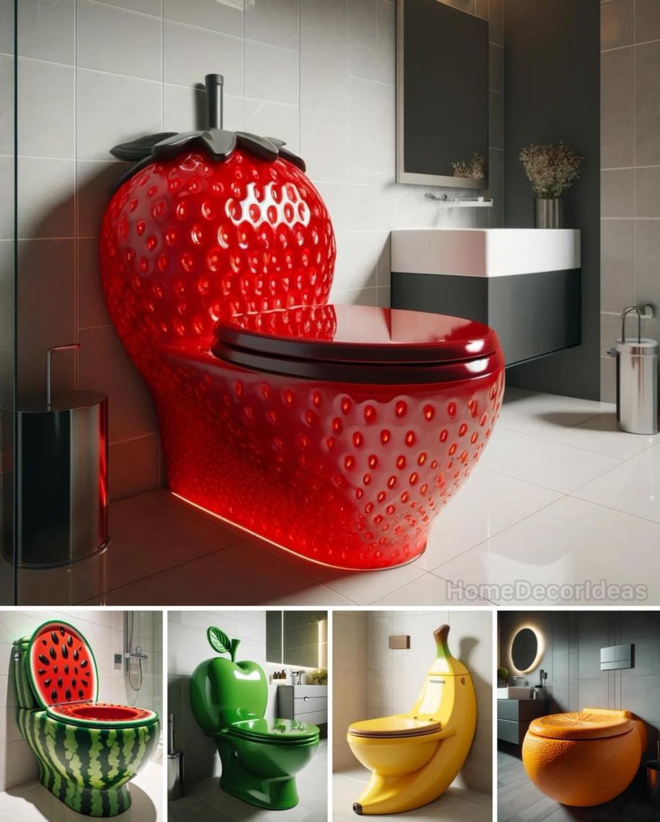 I want a Fruit Toilet ˜