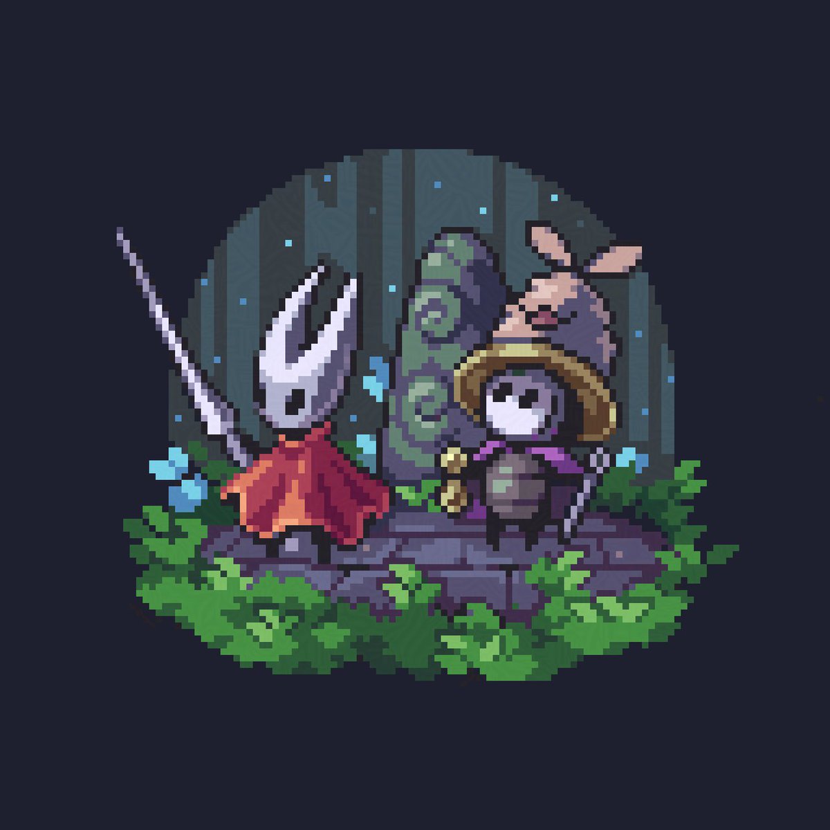 Hollow Knight: Silksong · Art by @PixelArtJourney