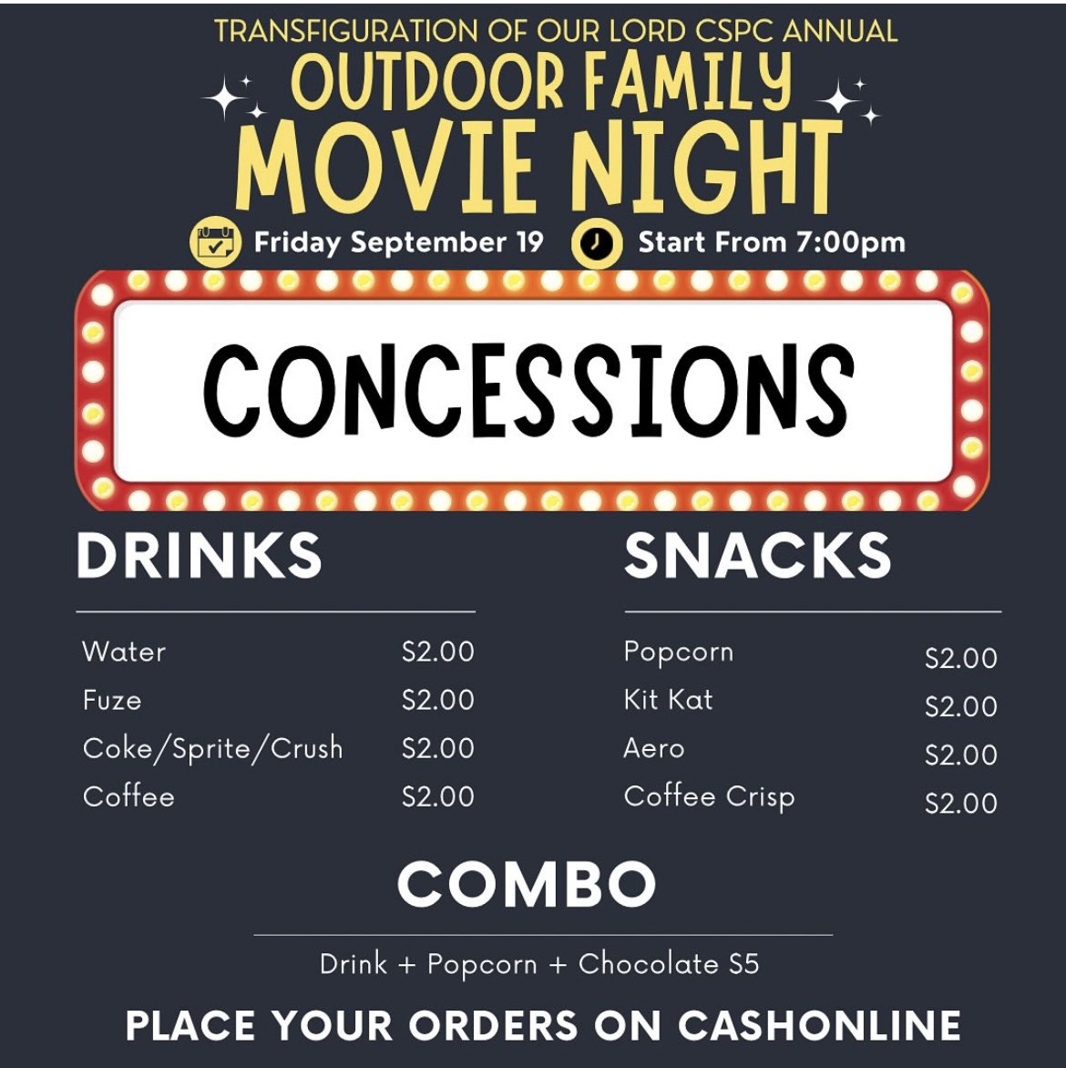 Bring your blankets and lawn chairs and enjoy Lilo &amp; Stitch with your family on Friday September 19. Admission is free and concession are available for PRE-ORDER through cash online (limited quantities available for purchase at door)
Arrival time: 7PM
Movie start time: 730PM