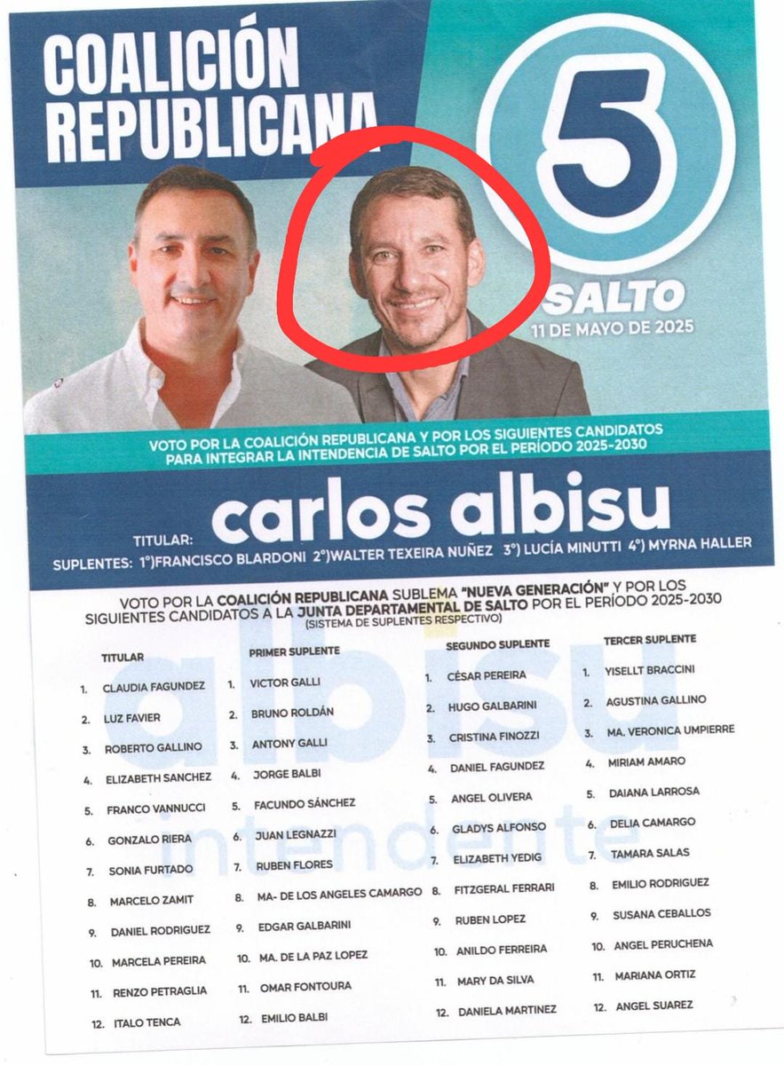 🔴Al menos 50 personas, varios militantes de la Coalición, desginados directamente por el intendente Albisu para la Intendencia, según surge de pedido de acceso a la información pública. Es inmitente que 292 trabajadores serán despedidos.

📻Lunes en <a href="/NadaQuePerderuy/">Nada que perder</a>