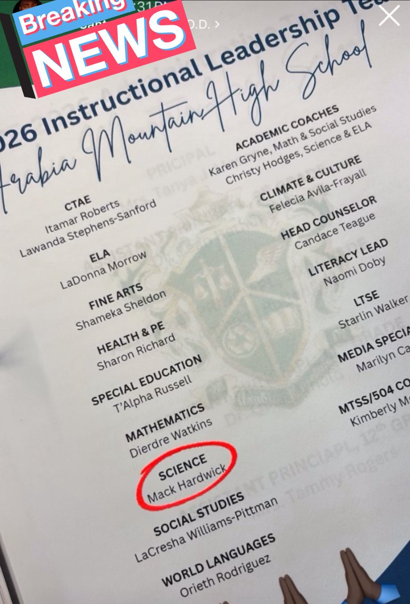 Coach Hardwick’s Science Corner tweet media