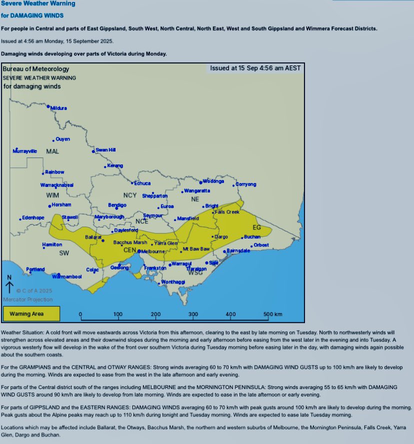 weathergraphy's tweet image. After already reaching 22°C before midday in Point Cook yesterday &amp;amp; already 21.2°C at Moorabbin Airport earlier this morning at 8:58 am, Melbourne could reach 24°C - warmest since May 6 in wild wind.
.
@MagpieMetalcore @po1983 @Hailmo #Melbourneweather #Melbweather #VicWeather