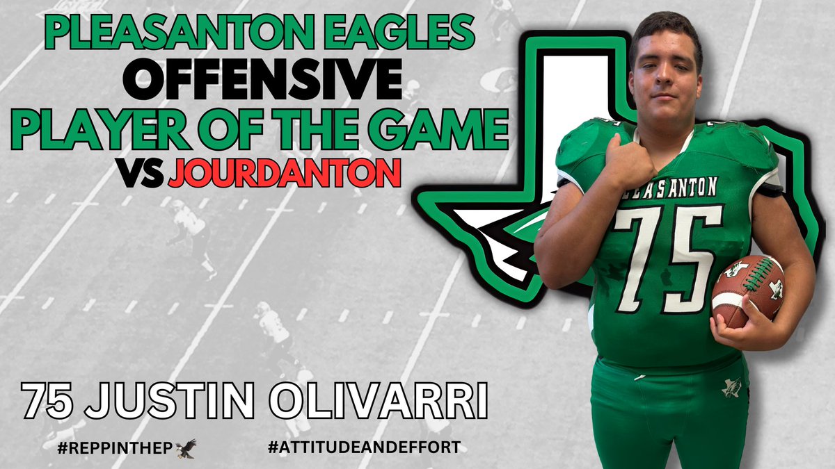 Eagle Football Players of the Week vs Jourdanton!!