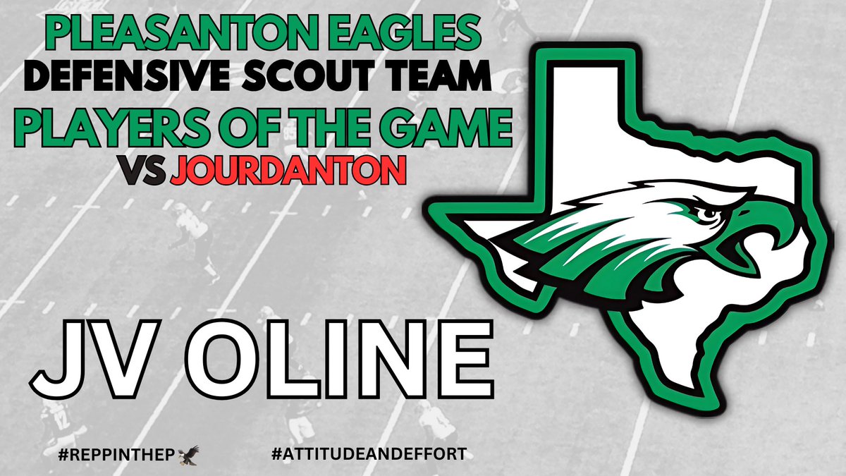 Eagle Football Players of the Week vs Jourdanton!!