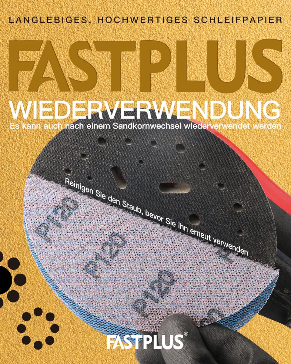 Fastplus Schleifmittel (@fastplus_eu) on Twitter photo 🚀 Staubfrei schleifen wie ein Profi! Entdecke die CeraMesh Schleifgitter von FastPlus – langlebig, effizient & perfekt für Holz, Metall & Lack. 
👉 fastplus.eu/de/collections…
#Schleifen #DIY #Werkzeug #FastPlus #CeraMesh 🚀 Staubfrei schleifen wie ein Profi! Entdecke die CeraMesh Schleifgitter von FastPlus – langlebig, effizient & perfekt für Holz, Metall & Lack. 
👉 fastplus.eu/de/collections…
#Schleifen #DIY #Werkzeug #FastPlus #CeraMesh