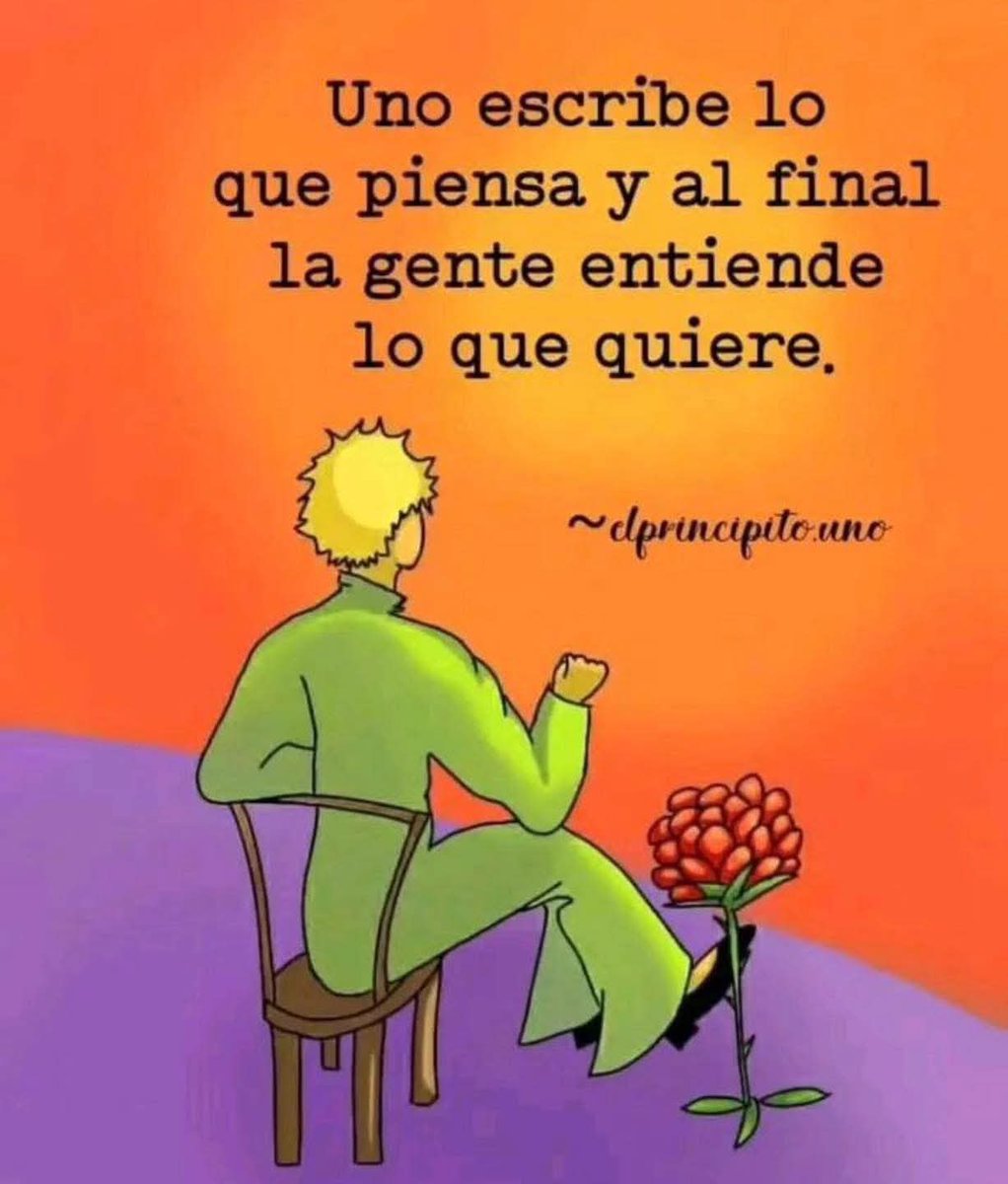 Uno escribe lo que piensa...
