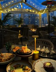 Dining under the stars  🌌💛
