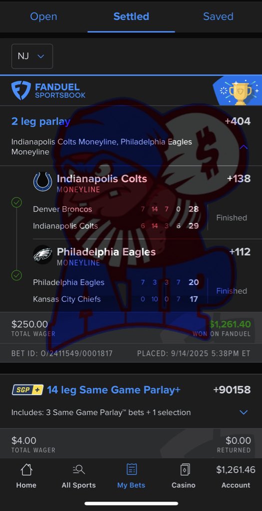 AIPMoneyLines's tweet photo. @aipmoneylines FOLLOW ON AL PLATFORM TO GET THE LOCKS🔒🚀🤑 

#fanduel #sportsbet #aipmoneylines #NFLsportsbets #NFL #GamblingX https://t.co/na7Eq75SrB