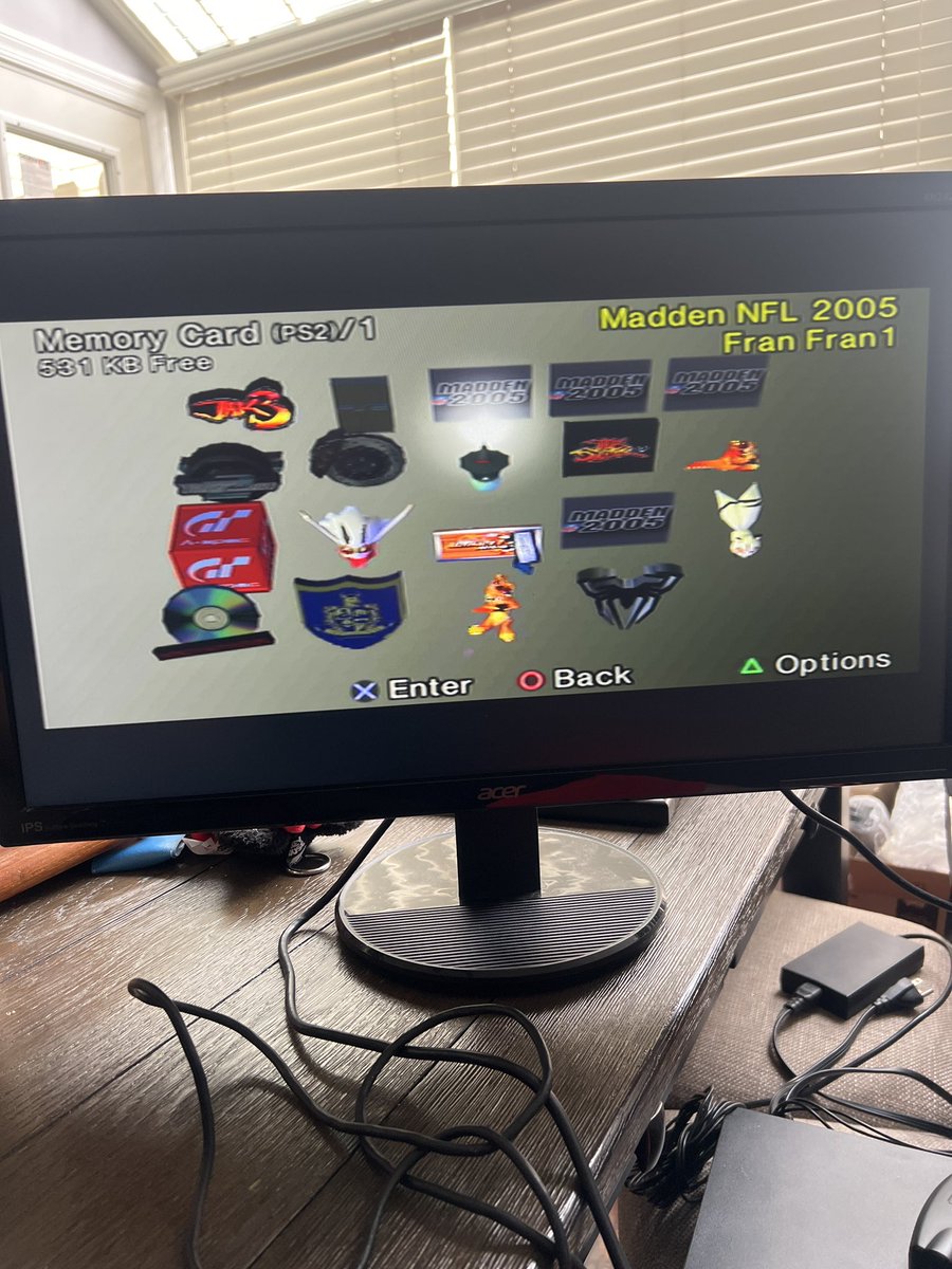 Garycali92's tweet photo. Man…I pulled this out last night and did some cleaning on it due to years of dust build up…turned it on today and pure nostalgia. So much emotion. 20+ years… I’ll be sad the day the hardware dies…hopefully future consoles will play older games… @PlayStation @Sony https://t.co/ddDK6vqZUA