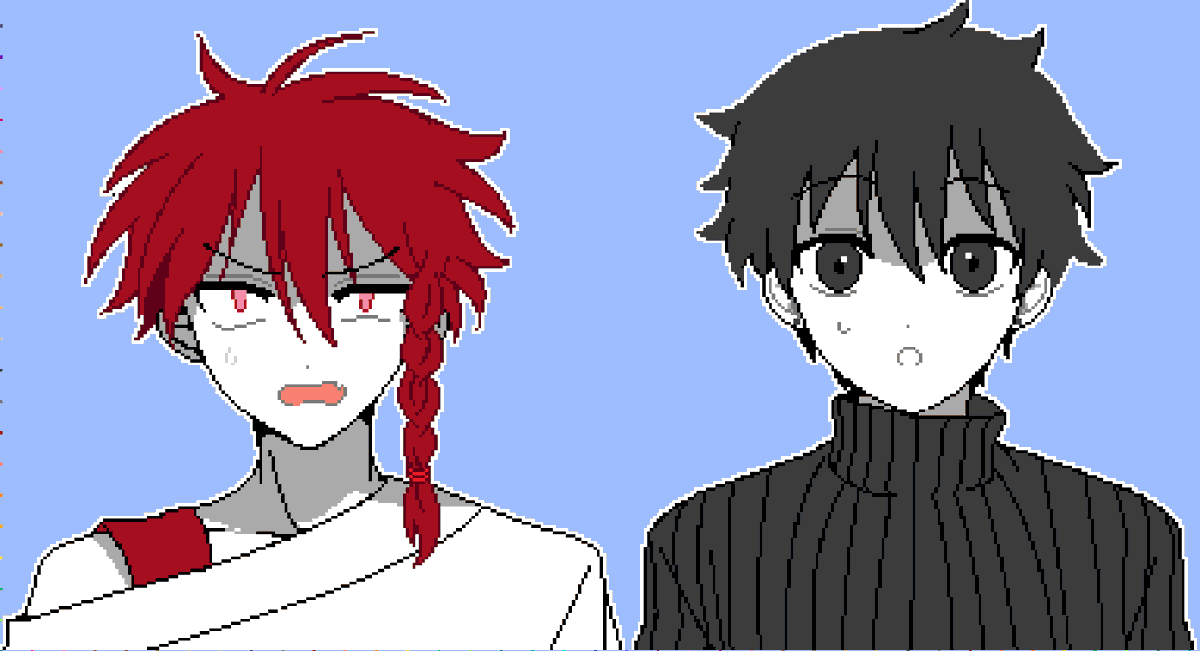bluewoole's tweet photo. heheh expanding my kuroaka corner yet again - 

original art by marutoku!
#ZENO https://t.co/KCaPewivcq