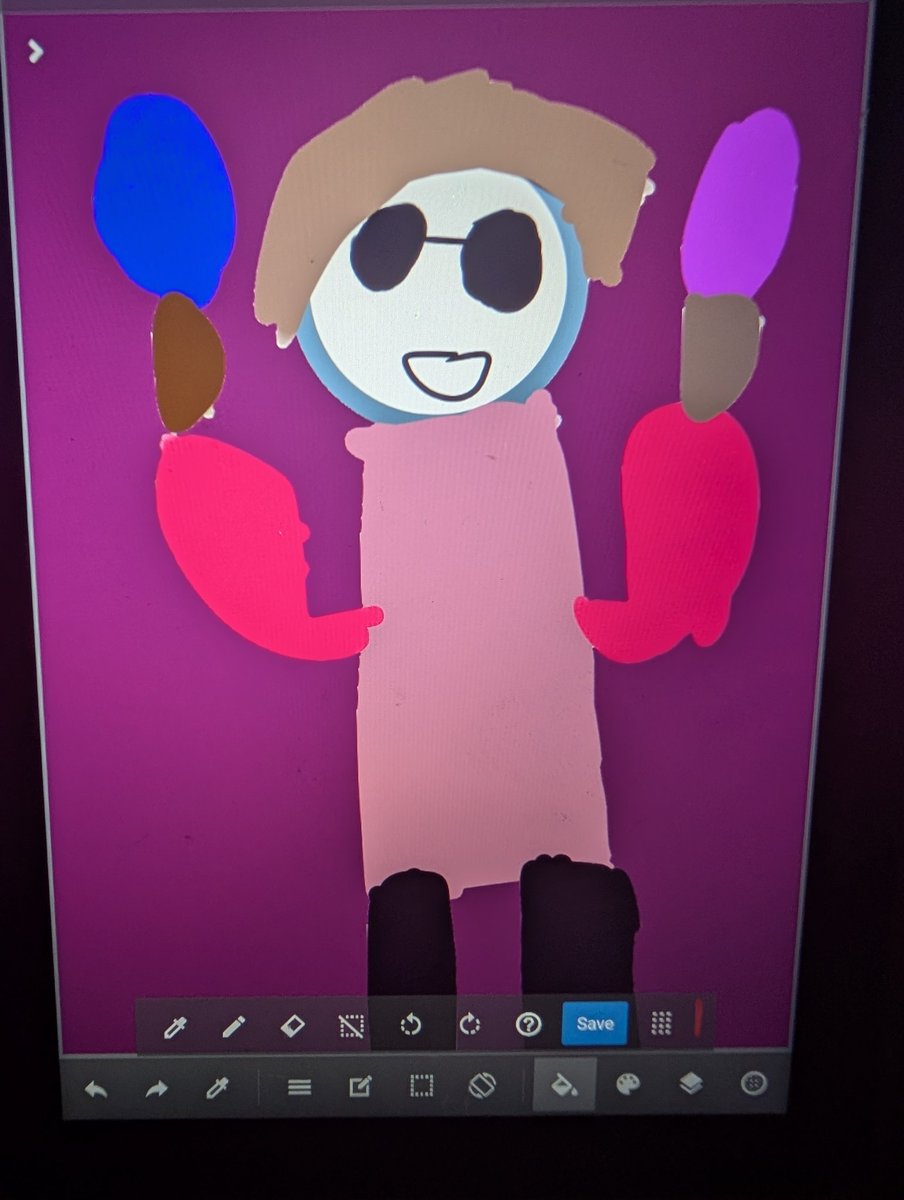 Artwork I made for my friend <a href="/owen_ontop/">owen🩷</a> 🩷🍨🩵

#art