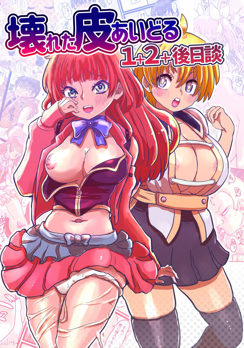 壊れた皮あいどる表紙集 
廃棄予定の身代わり皮♀を着たAD♂は… 