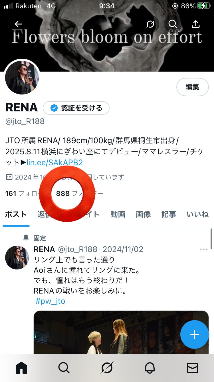 Renaページ RENA (@jto_R188) / X