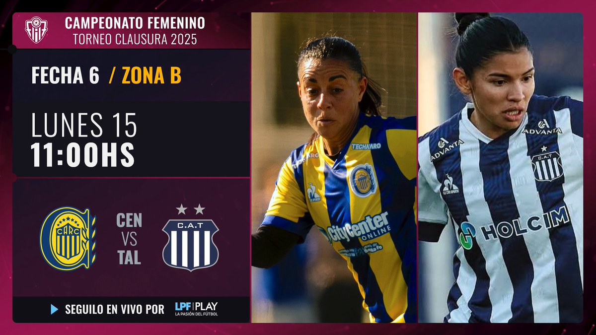 LPFPlay's tweet image. 🔜 ¡Mañana finaliza la #Fecha6 del #TorneoFemenino Clausura 2025 🏆¡En vivo por @LPFPlay! 📲

▶️ @LPFPlay 
💻lpfplay.com - La Pasión del Fútbol
👉🏼 lpfplay.com/event/68c40ef9…