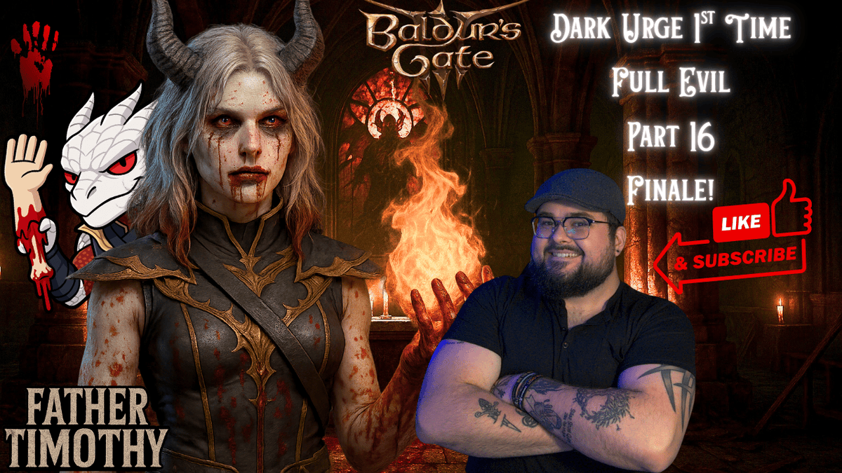 Finally this time will be the finale of my Dark Urge in Baldur's Gate 3! Let's do this! Then if there is time some Destiny 2 for the first time ever!
twitch.tv/father_timothy

youtube.com/live/7ygxt_7I6…