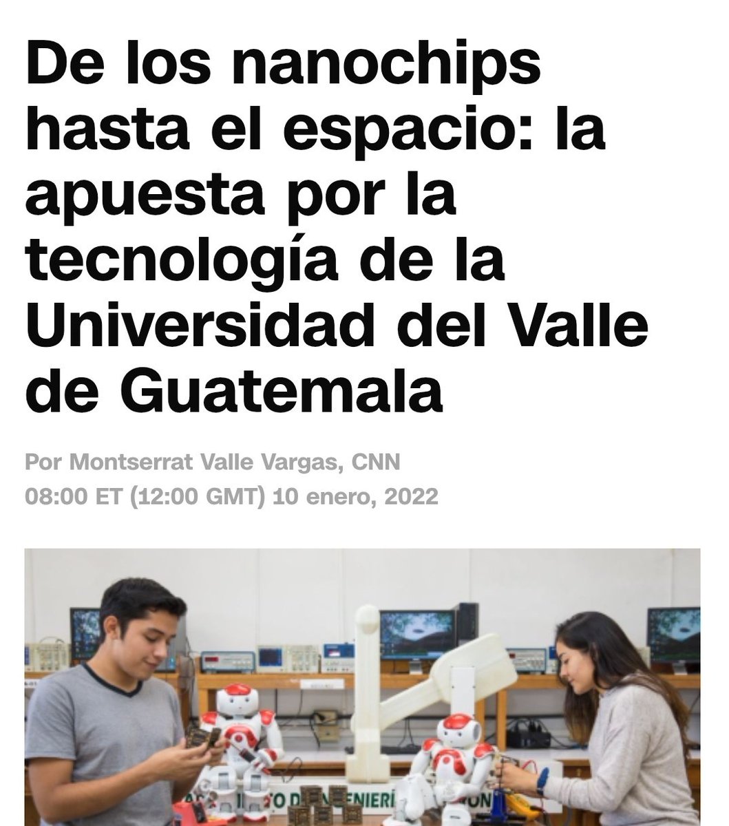 Los logros de la universidad pública consisten en poner papel en los baños // Los logros de las universidades privada como la UVG, van desde el primer nanochip y satélite especial del país.