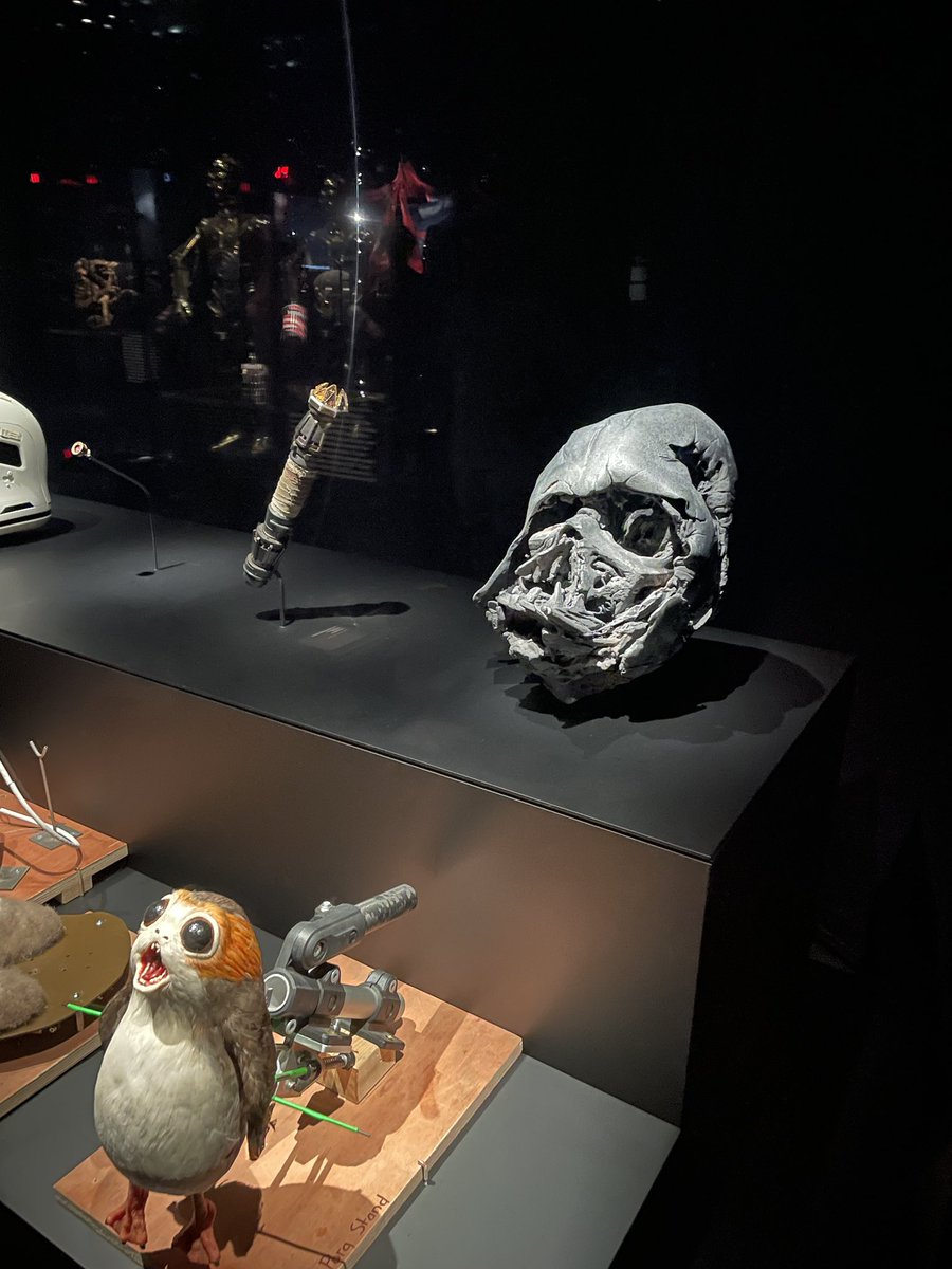 Some Star Wars props at the Academy Motion Picture Museum in LA.